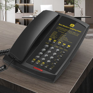FICAN9808 Teléfono <span class=keywords><strong>fijo</strong></span> Tienda Hotel <span class=keywords><strong>Precio</strong></span> de fábrica Diseño novedoso moderno con 5 Juegos de teléfonos con cable de marcación de un toque - Product Image 2