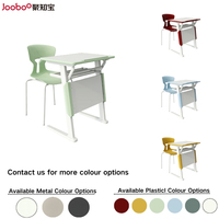 Mobilier École Bureau et Chaise Étudiant Pause Déjeuner Dormir Bureaux et Chaises Chaise de Classe Avec Tablette Bras Ensemble Scolaire