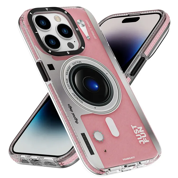 Groothandel Hot Selling Shutter 3d Mobiele Telefoon Case Designer Cartoon Magnetische Telefoon Case Voor Iphone 14 Plus Pro Max Series