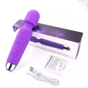 제조 업체 충전식 개인 여성 숙녀 진동 마사지 섹스 진동기 미니 지팡이 진동기 여성 sextoys