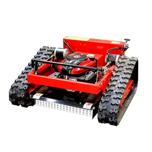 Đa chức năng Crawler weeder điều khiển từ xa tự động Crawler Máy cắt cỏ tự hành Máy cắt cỏ đẩy máy cắt cỏ