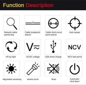 Ngầm dây định vị NF-826 Cáp lỗi định vị ngầm ống điện dây định vị Detector AC/DC 12-400V - Product Image 4
