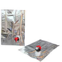 Sac intérieur en aluminium pour vin rouge, jus, lait, confiture et boissons, 2 litres, 3 litres, 5 litres (BIB)