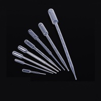 Fournitures de laboratoire Pipettes micro Pasteur graduées stériles jetables de 0.05ml à 10ml Pipettes en plastique Matériau PE emballé individuellement