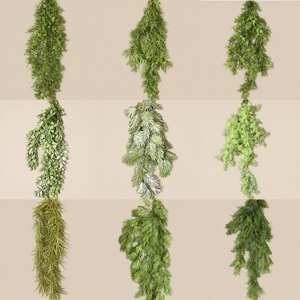 Piante pendenti artificiali finta <span class=keywords><strong>pianta</strong></span> appesa finta edera vite per parete casa stanza artificiale verde fogliame decorazione - Product Image 1