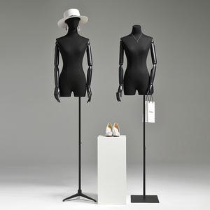 <strong>Plastic</strong> Half Body <strong>Dummy</strong> <strong>Female</strong> Mannequins Without Head - Product Image 1
