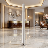 Diffuseur d'arômes de luxe sur pied doré, sans eau, pour usage commercial et domestique, atomiseur silencieux avec éclairage LED, grande capacité