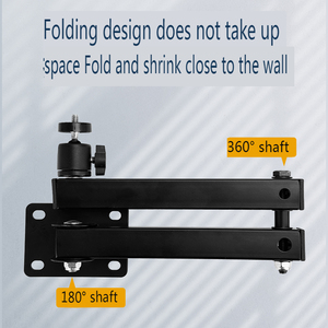 <span class=keywords><strong>Support</strong></span> de <span class=keywords><strong>projecteur</strong></span> réglable en fer noir de bonne qualité avec une taille de 50x15x10CM pour le home cinéma et le montage <span class=keywords><strong>mural</strong></span> pour le travail à domicile - Product Image 3