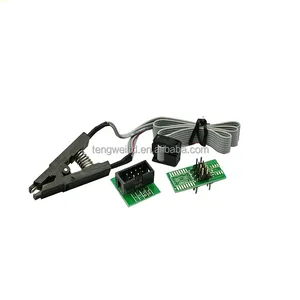 Programmer testing clip with cable SOP8 SOIC-8 DIP-8 Programmer adapter 8Pin Socket adapter