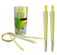 Lot de 50 cônes en papier décoratifs personnalisés pour l'emballage de bouteilles, 84/98/109 mm, pour le remplissage de cigarettes et de tabac