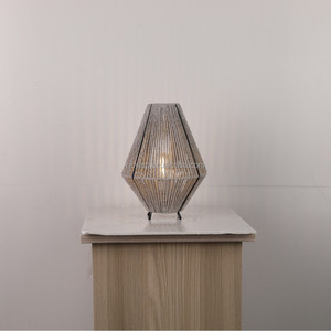 Papier naturel <span class=keywords><strong>corde</strong></span> tissé hôtel <span class=keywords><strong>lampe</strong></span> <span class=keywords><strong>de</strong></span> <span class=keywords><strong>chevet</strong></span> décor à la maison éclairage <span class=keywords><strong>lampe</strong></span> <span class=keywords><strong>de</strong></span> table - Product Image 2