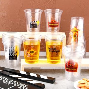 Gobelet en plastique PET transparent avec couvercle, personnalisable avec logo, pour boissons, bubble tea, café, glace, boba, 8, 12, 16, 32 oz, vente en gros - Product Image 6