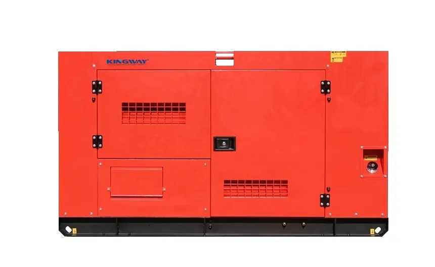 Tiga Fase Berpendingin Air 63KVA 50KW 50HZ 1500Rpm dengan Pearalternator Generator Diesel Slient Oleh Perkins 1104A-44TG1