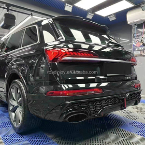 Rsq7 Đen khuếch tán phía sau cho <span class=keywords><strong>Audi</strong></span> <span class=keywords><strong>Q7</strong></span> <span class=keywords><strong>Rear</strong></span> Bumper khuếch tán 2020 2021 2022 2023 - Product Image 3