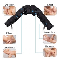 Veste et pantalon de pressothérapie à compression d'air VU-IPC04 à 6 chambres, combinaison de massage corporel intégral à compression, vente chaude