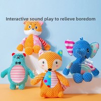 Vente en gros de jouets en peluche couineurs pour chiens, jouets pour chats pour l'auto-entretenissement, jouets d'entraînement et jouets de dentition