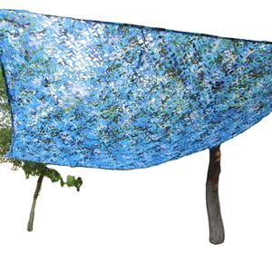 Red de Camuflaje Digital Azul 3D con <span class=keywords><strong>Hojas</strong></span>, Red de Camuflaje Azul Océano, Pieza Grande para Uso en Interiores y Exteriores - Product Image 4