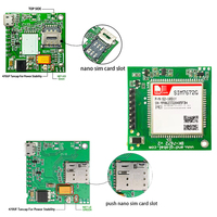 Tarjeta de Desarrollo SIMCom BK-SIM7672G LTE Cat 1 Bis 4G con Bandas Globales Opcionales, GPS GNSS, Ranura Nano SIM o Nano SIM Push-Push, USB UART