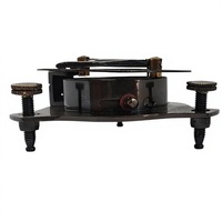 Boussole solaire vintage en laiton avec cadran analogique, design rétro pour activités de randonnée en extérieur, type portable, style West London