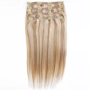 ต่อผมแบบคลิปหนีบ  ผมแท้บริสุทธิ์  แบบ Double Drawn  ฐานลูกไม้ระบายอากาศได้ดี  คลิปหนีบแน่น  มองไม่เห็น  น้ำหนักเบา สำหรับผู้หญิง - Product Image 6