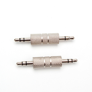 <span class=keywords><strong>Convertisseur</strong></span> <span class=keywords><strong>audio</strong></span> auxiliaire OEM 3 pôles 3.5mm mâle à mâle Appareil numérique femelle à dent bleue Prise mâle pour voiture - Product Image 2
