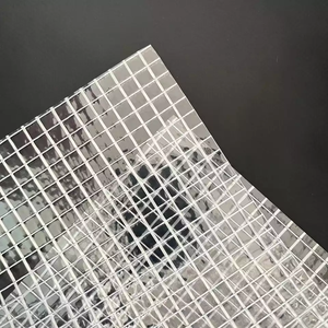 Bâche en PVC <span class=keywords><strong>translucide</strong></span> renforcée, grille en maille blanche transparente imperméable, bâche en maille PVC transparente - Product Image 6