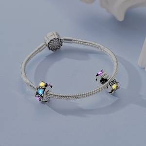 ขายส่งจี้เงินแท้ 925 ดีไซน์ใหม่ล่าสุด เรืองแสงในที่มืด รูปหิ่งห้อย สำหรับทำสร้อยข้อมือ ของขวัญสำหรับผู้หญิง - Product Image 2