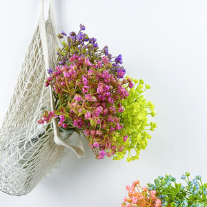 Ramo de Flores Artificiales de Baby's Breath de 32 cm de Altura, Flores de Plástico de Simulación, Accesorios de Decoración para Bodas y Hogar - Product Image 1