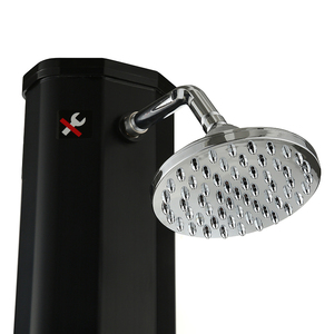 CYEN Nouveau Design <span class=keywords><strong>Douche</strong></span> <span class=keywords><strong>Solaire</strong></span> Autoportante de Jardin Noir 35L <span class=keywords><strong>Douche</strong></span> <span class=keywords><strong>Solaire</strong></span> <span class=keywords><strong>avec</strong></span> Lavage des Pieds pour Piscine - Product Image 5
