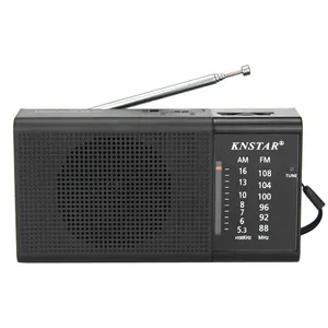 KB-800 มินิแบตเตอรี่แบบพกพาดําเนินการ AM FM 2 วงวิทยุคลาสสิกความไวสูงของขวัญส่งเสริมการขายวิทยุ