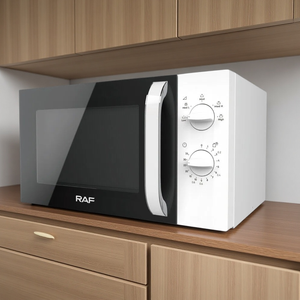 Four à <span class=keywords><strong>micro</strong></span>-ondes RAF, prise EU, 23L, plateau tournant, fenêtre visible, fonction de dégivrage, contrôle par minuterie, appareil de cuisine, maison, bureau - Product Image 1