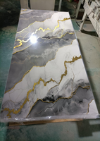 Panneau mural auto-adhésif en marbre UV 4*8FT, sans formaldéhyde E0, résistant aux taches