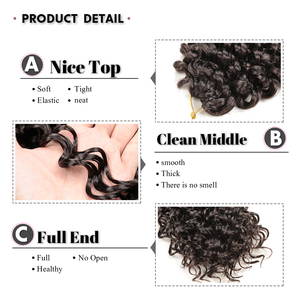 Extensions de cheveux synthétiques <span class=keywords><strong>Mazo</strong></span> Curl 22 pouces, boucles Gogo, tresses torsadées au crochet pour femmes - Product Image 6
