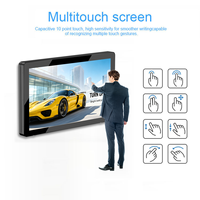 Pantalla Digital de Señalización para Exteriores de 55 y 65 Pulgadas, IP65, 2000cd/m2, Montada en Pared, Pantalla Táctil LCD, para Comercios, Zonas Turísticas y Lugares Escénicos