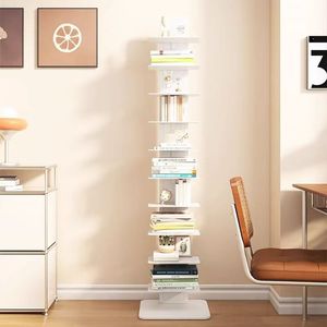 Estantería de torre de almacenamiento alta moderna, estantería de columna <span class=keywords><strong>vertical</strong></span> para uso en hoteles, estante de almacenamiento de exhibición y gabinete de libros - Product Image 5