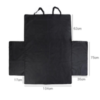 Usine directement vente tissu Oxford imperméable coffre de voiture chien de compagnie housse de siège de coffre de voiture