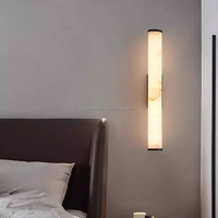 Lampes murales LED en albâtre à cylindre décoratif moderne pour la maison chambre à coucher chevet cuisine entrée salon appliques murales nordiques