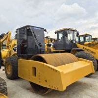 Gebrauchte Einzel-Trommel-Vibrationsstraßenwalze Diesel-Kompaktor 10 bis 40 Tonnen Straßenbaumaschine