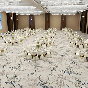 Akmin <b>Craft</b> Hotel Banquet Hall Carpet Rectangle Machine Woven Anti-Slip <b>Wool</b> Synthetic Blend Custom Made Commercial Use - Product Image 1