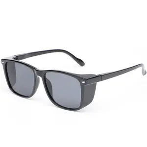 2021 New Trendy Fashion Steampunk Hip Hop Sunglasses Smart Unique Thick Edge Wide Edge Plastic Sunglasses For Women And Men