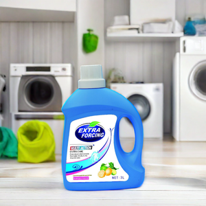 3L de alta calidad Extra-Forcing detergente líquido limón <span class=keywords><strong>suavizante</strong></span> de tela jabón para limpieza profunda efectiva lavado de ropa - Product Image 1