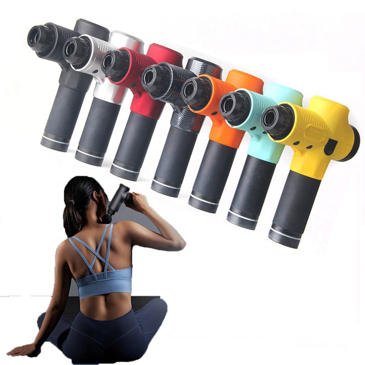 Ручной перкуссионный массажный пистолет для глубоких тканей, массажер для боли в мышцах