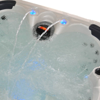 Spa de jardin pour enfants à 5 places avec 33 jets, chromothérapie, contrôle Balboa - Plusieurs couleurs disponibles