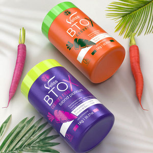 Tratamiento Capilar <span class=keywords><strong>Brasileño</strong></span> de Botox Reparador Hidrolizado Natural 0% Formaldehído, Tratamiento Capilar de Proteína Maxkera Pura, Queratina Capilar - Product Image 3