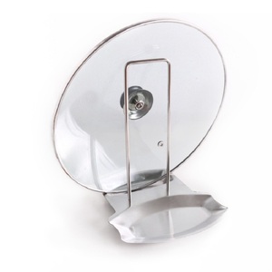 Support de couvercle de pot en acier inoxydable, accessoires de cuisine, de haute qualité, support de couvercle de poêle, porte-tasses pour la soupe - Product Image 1