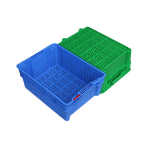 Casse in Plastica Riutilizzabili e Impilabili, Cestini Ventilati <span class=keywords><strong>per</strong></span> Verdure, Casse in Rete Plastica - Product Image 2