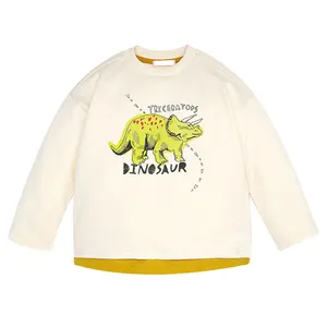 Oem/Odm Kids Dragen Nieuwe Model Fashion Style Kinder T-Shirts Met Ronde Hals T-Shirts Voor Jongens