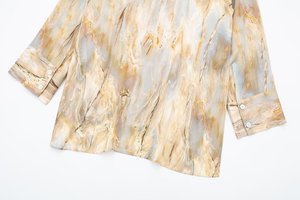 Ingrosso Primavera 2026 Nuova Collezione Abbigliamento Donna Stile Europeo e Americano Camicie Tie-Dye Asimmetriche Pantaloni Dritti a Vita Alta Set Donna - Product Image 6