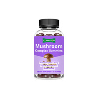 Gomitas de Complejo de Hongos OEM ODM con Proteína y Sodio, Reishi, Melena de León, Apoyo para la Memoria, Concentración, Inmunidad, Cognición y Energía