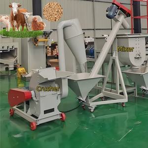 Lima Machine <span class=keywords><strong>de</strong></span> fabrication d'aliments pour poulets Broyeur Mélangeur d'aliments pour chèvres Machines Broyeur et mélangeur d'aliments pour porcs Fabricant entrepôt nigérian - Product Image 1